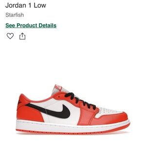 Jordan 1 low starfish